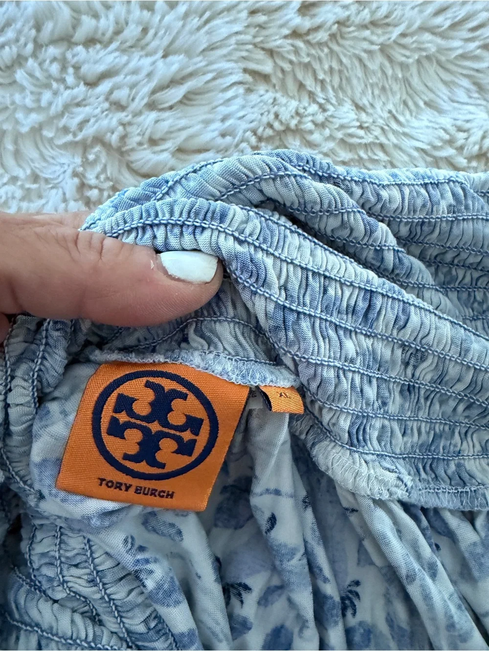 Tory Burch lightweight strapless